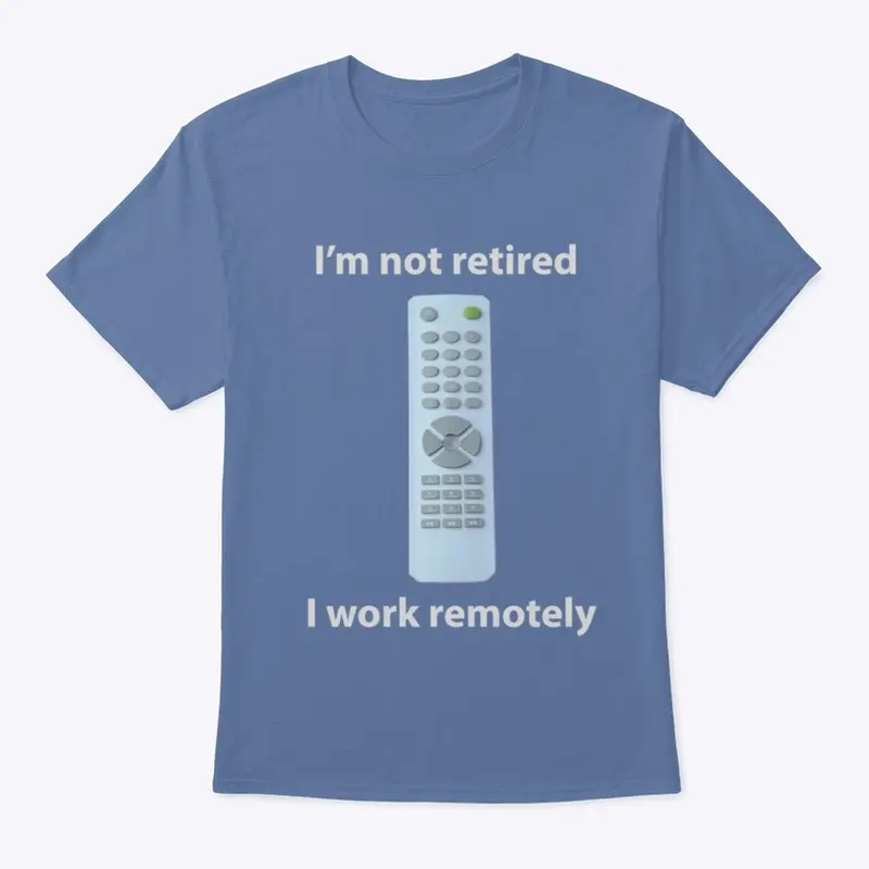 "I work remotely" design