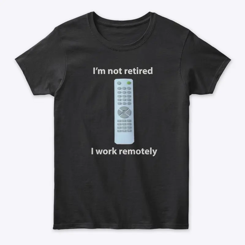 "I work remotely" design