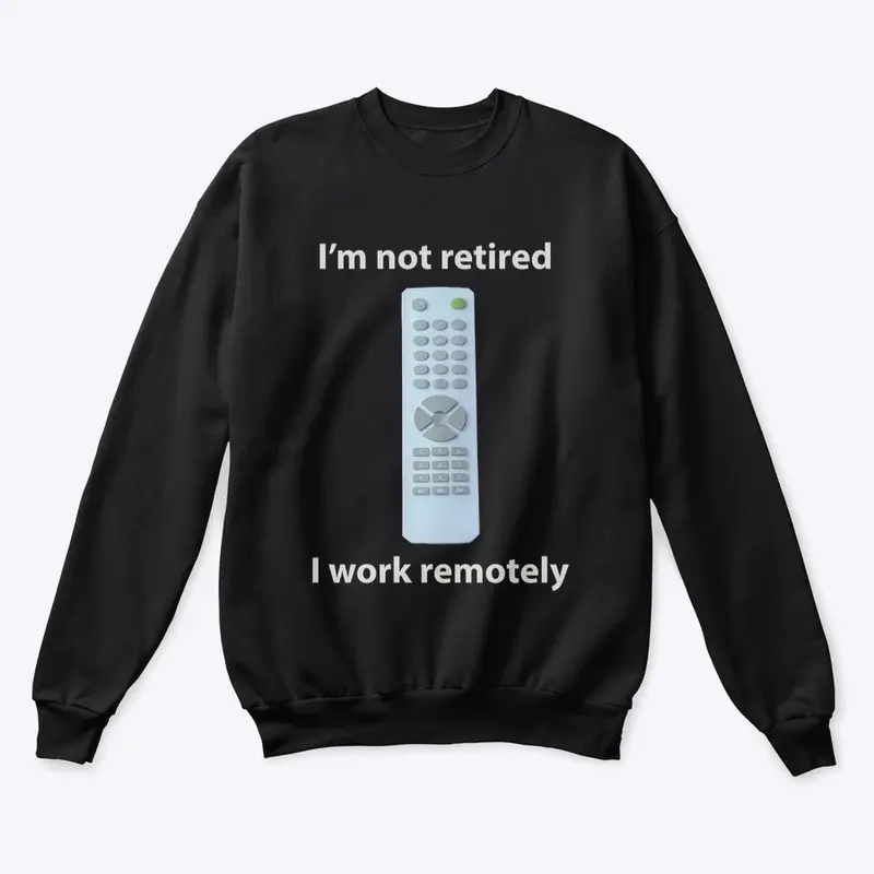 "I work remotely" design