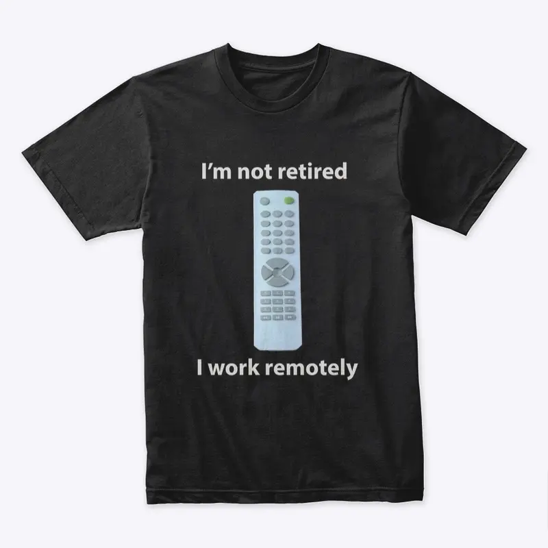 "I work remotely" design